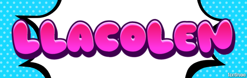 Llacolén Efecto de texto