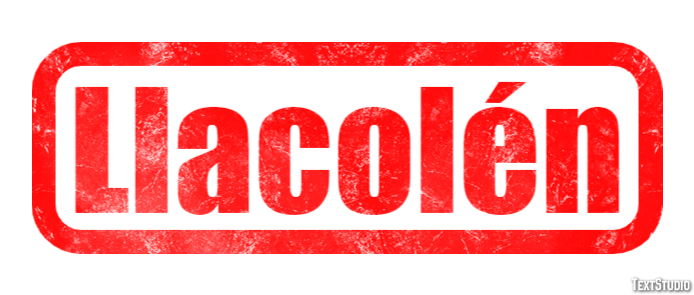 Llacolén Efecto de Texto