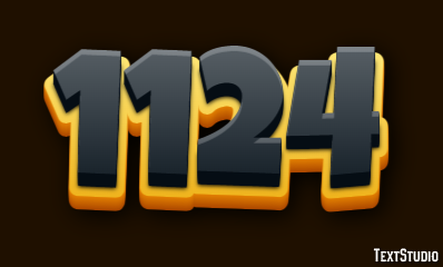 1124 Text effect