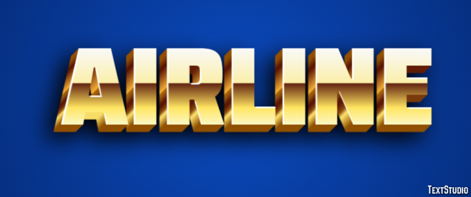Airline Text Effect