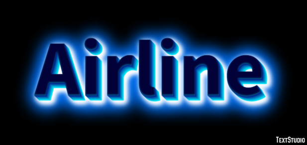 Airline テキスト効果