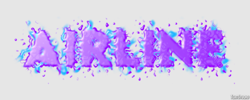 Airline Text Effect