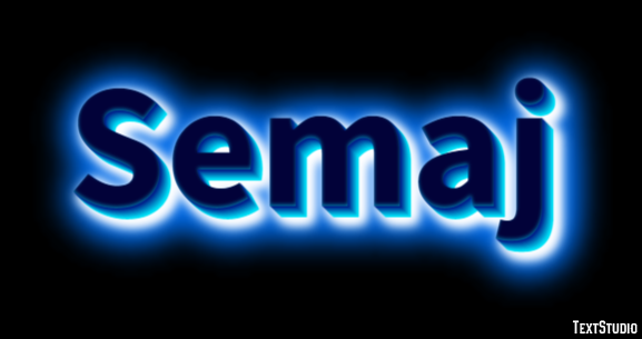 Semaj Text Effect