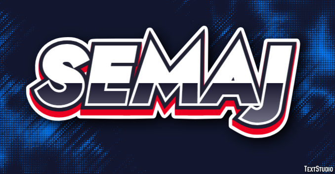 Semaj Text Effect