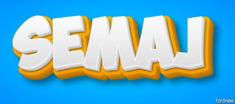 Semaj Text Effect