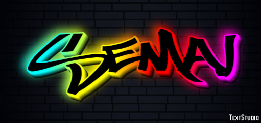 Semaj Text Effect
