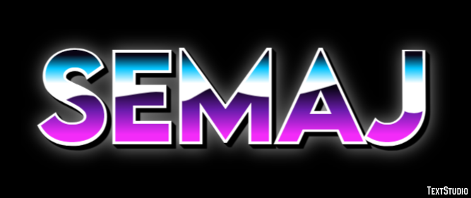 Semaj Text Effect