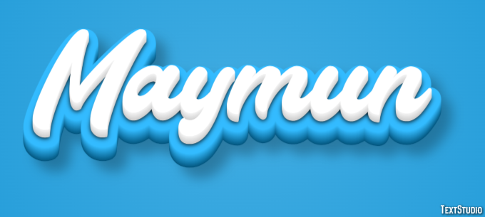 Maymun Efeito de texto