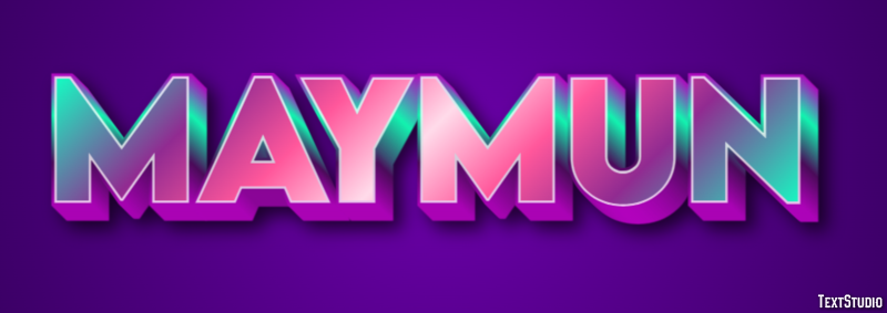 Maymun Efeito de texto