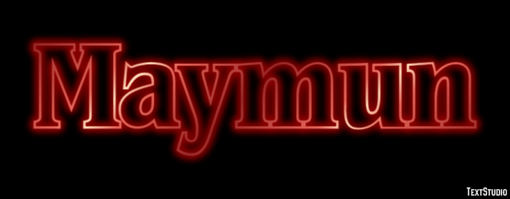 Maymun Efeito de texto