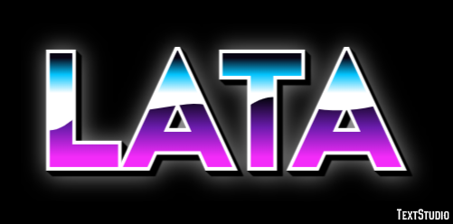 Lata Efeito do texto