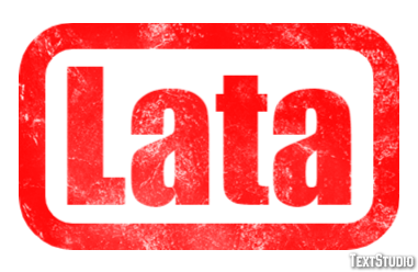 Lata Efeito do texto