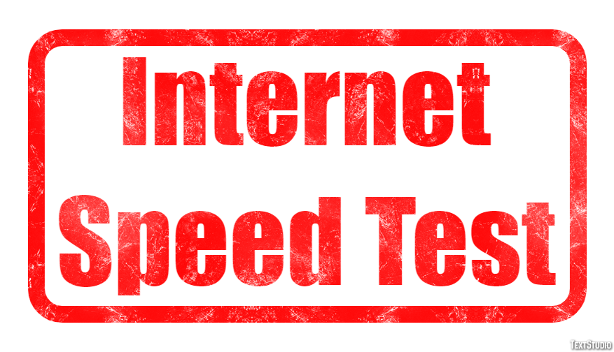 Internet Speed Test テキスト効果