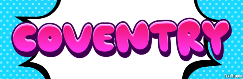 Coventry Эффект текста