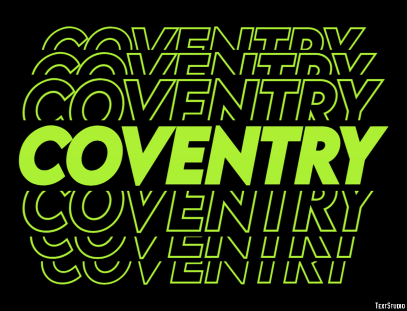 Coventry Efekt tekstowy