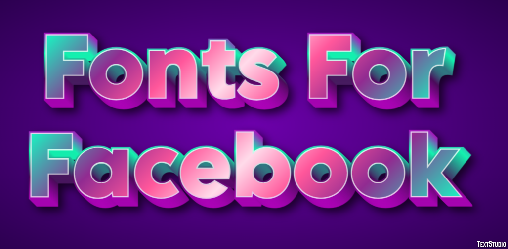 Fonts For Facebook Effetto testo