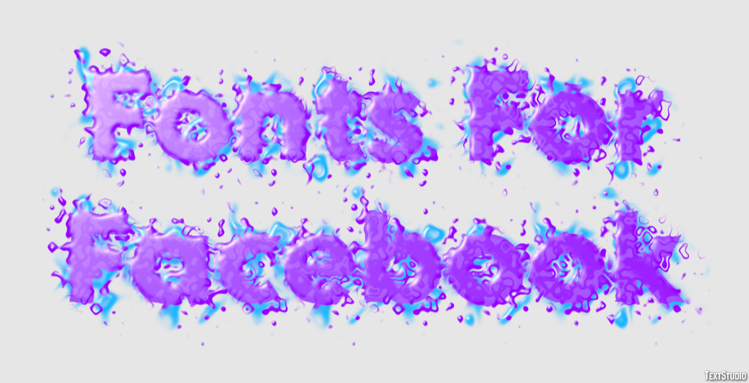 Fonts For Facebook Efekt tekstowy