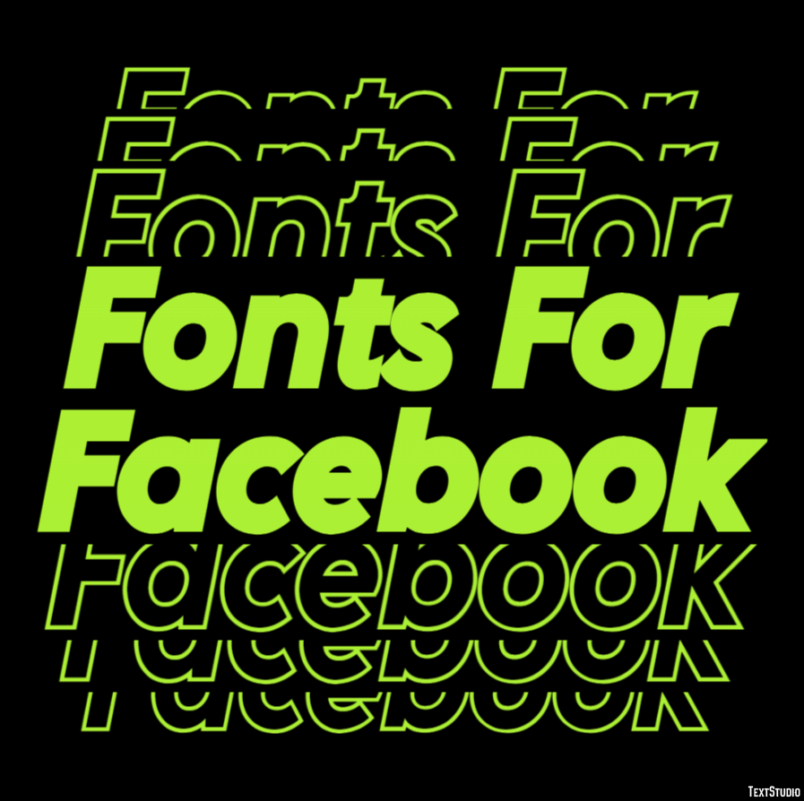Fonts For Facebook Efekt tekstowy