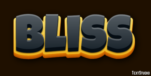 Bliss Effetto testo