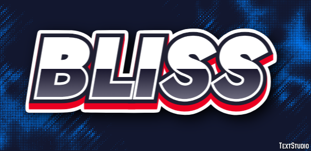 Bliss Effetto testo