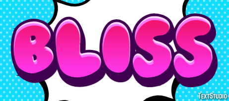 Bliss Effetto testo
