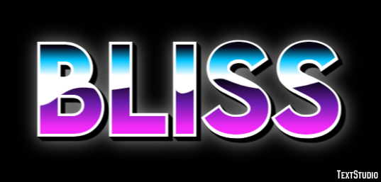 Bliss テキスト効果