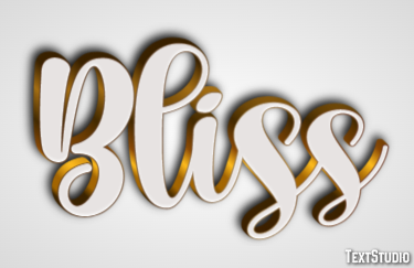 Bliss Effetto testo