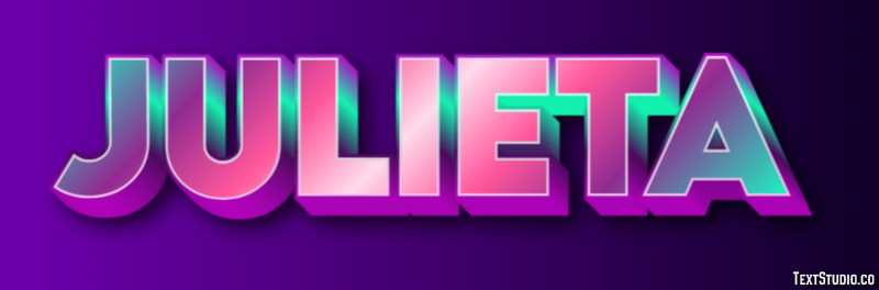 Julieta Texteffekt