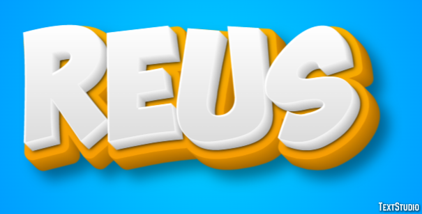 Reus Efekt tekstowy