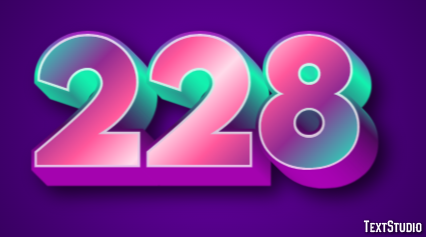 228 Text Effect