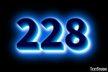 228 Text Effect