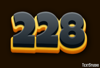 228 Text Effect