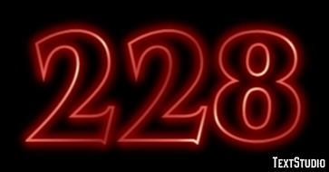 228 Text Effect