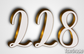 228 Text Effect
