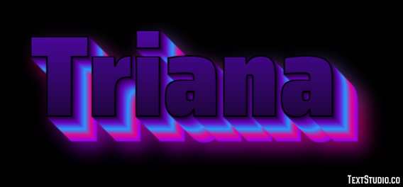 Triana Efecto de Texto