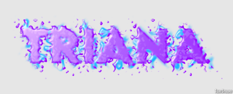 Triana Efecto de Texto
