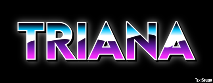 Triana Efecto de Texto