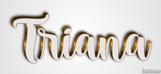 Triana Efecto de Texto