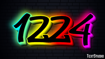 1224 Text effect