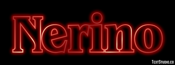 Nerino Effetto testo