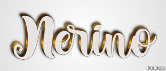 Nerino Effetto testo