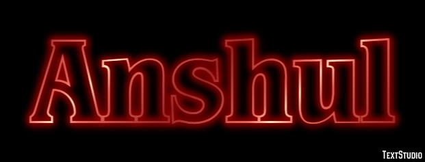 Anshul Text effect