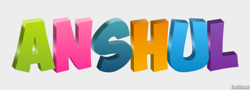 Anshul Text effect