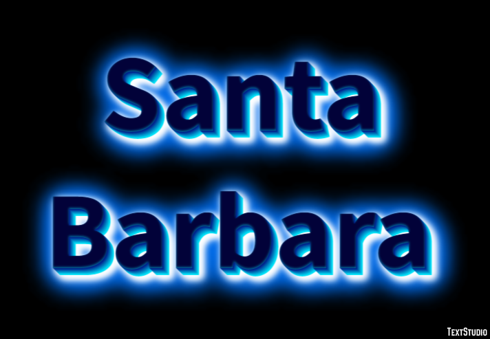 Santa Barbara Efekt tekstowy