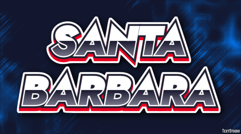 Santa Barbara Efekt tekstowy
