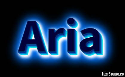 Aria Texteffekt