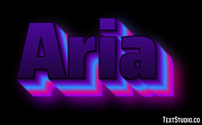 Aria テキスト効果