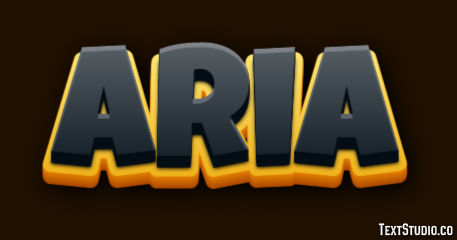 Aria テキスト効果
