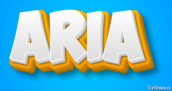 Aria テキスト効果