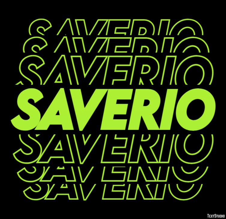 Saverio Effetto testo